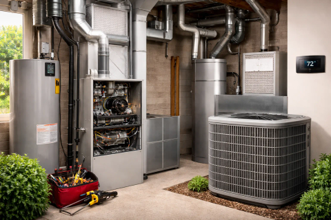 Guide to HVAC Systems: Installation Options, Energy Efficiency, and Maintenance Information